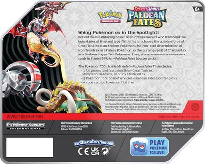 Paldean Fates Tin – Charizard